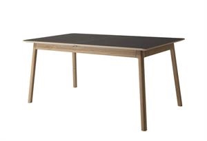 NorD spisebord L160 - Eg hvidolie m.Stonelook bordplade - Stærk Pris